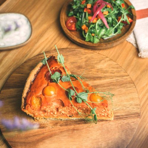 Aszaltparadicsomos quiche, a francia sós pite